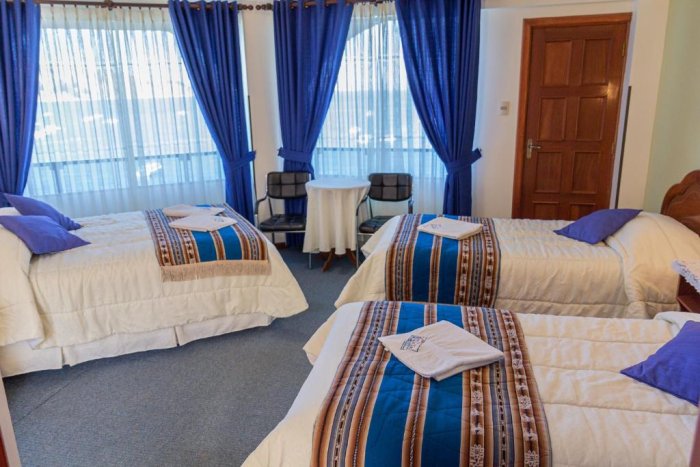 Habitación Habitación Familiar con balcón y vistas al lago